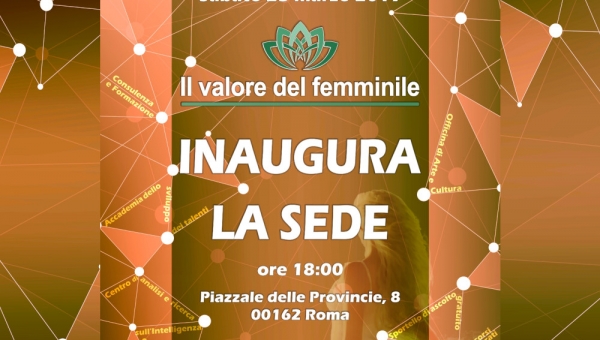 INAUGURAZIONE NUOVA SEDE!