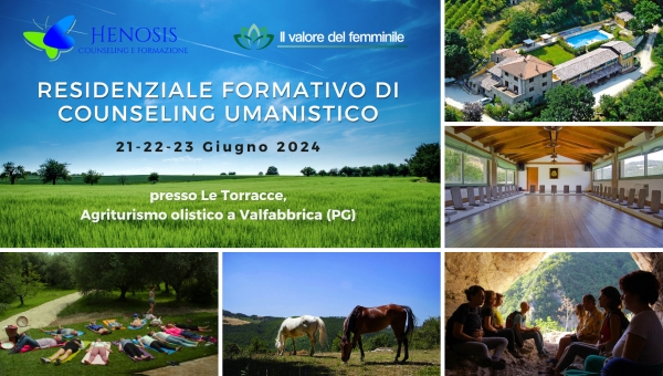 RESIDENZIALE FORMATIVO DI COUNSELING 2024