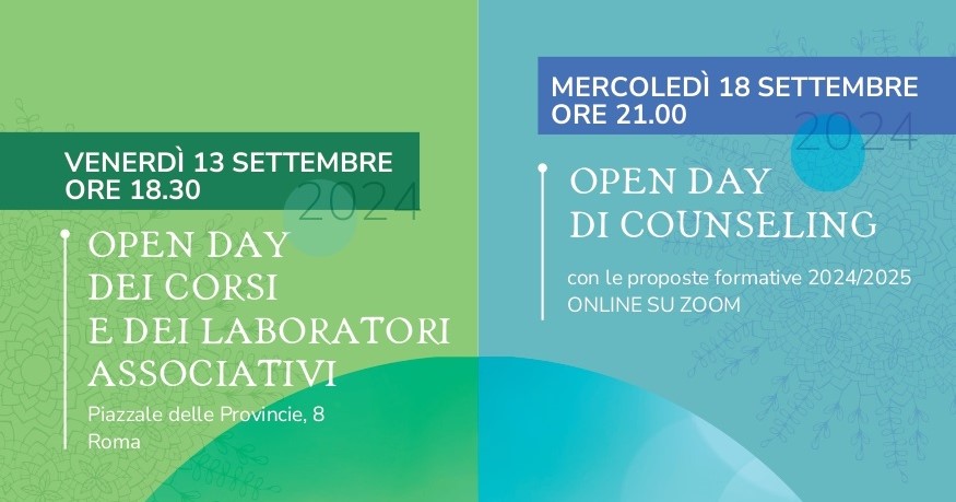 🔶OPEN DAY DEI CORSI E DEI LABORATORI ASSOCIATIVI