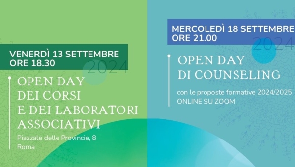 🔶OPEN DAY DEI CORSI E DEI LABORATORI ASSOCIATIVI