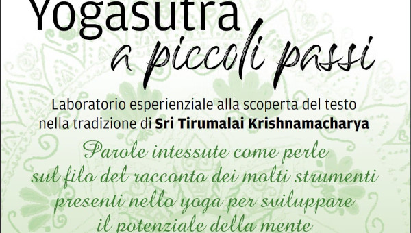 YOGASŪTRA “A PICCOLI PASSI”