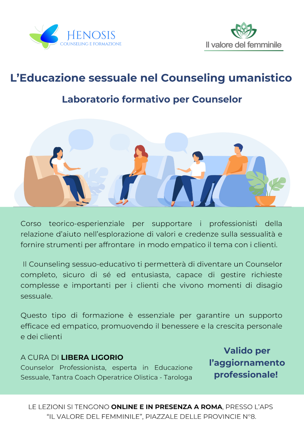 L'EDUCAZIONE SESSUALE NEL COUNSELING UMANISTICO