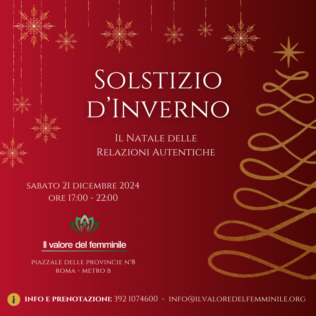 SOLSTIZIO D’INVERNO: IL NATALE DELLE RELAZIONI AUTENTICHE